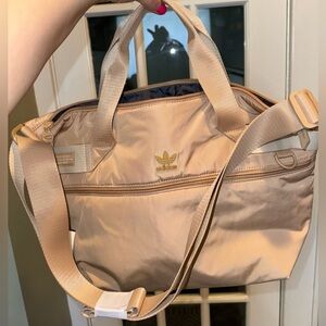 Adidas puffer shopper tote bag NWT